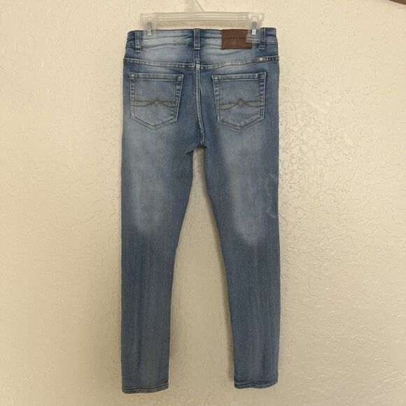 Lucky Brand | Zoe Skinny Jeans Girls Size 10 Light Wash Distressed - Picture 4 of 8